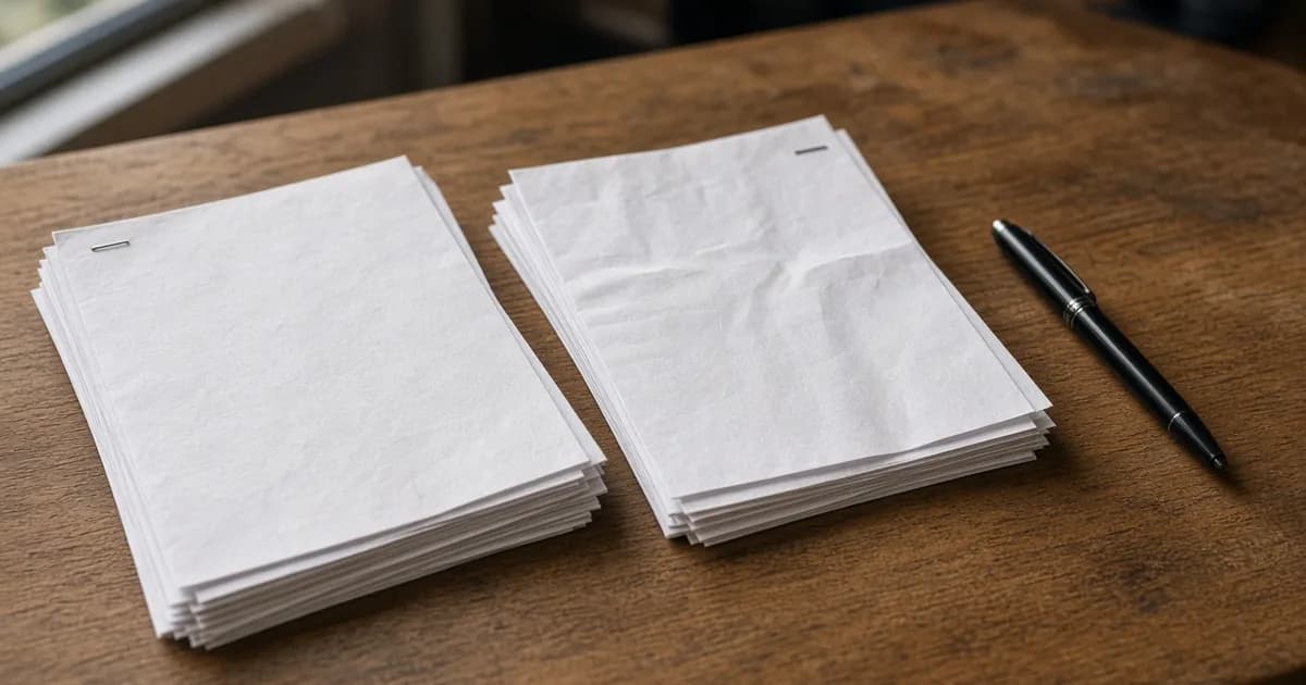 Limited vs Unlimited Contract in the UAE: Gratuity Two stacks of contract papers and a pen on a wooden desk